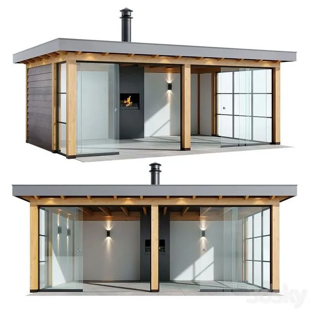 Gazebo Buitenpracht 3D Model Gazebo Buitenpracht 3D Model