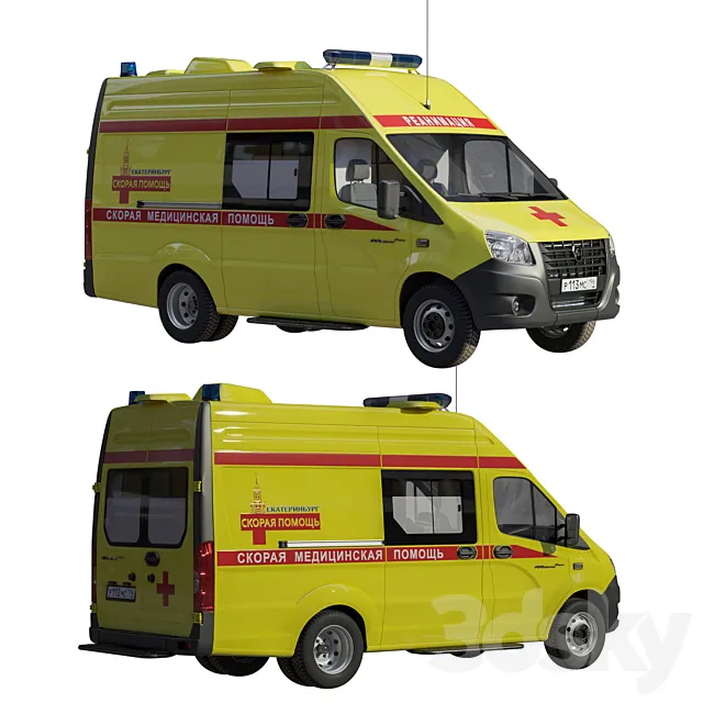 Gazelle NEXT Resuscitation 3DModel