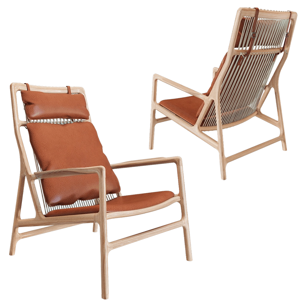 Gazzda – Lounge chair Dedo 3D Model Gazzda – Lounge chair Dedo 3D Model