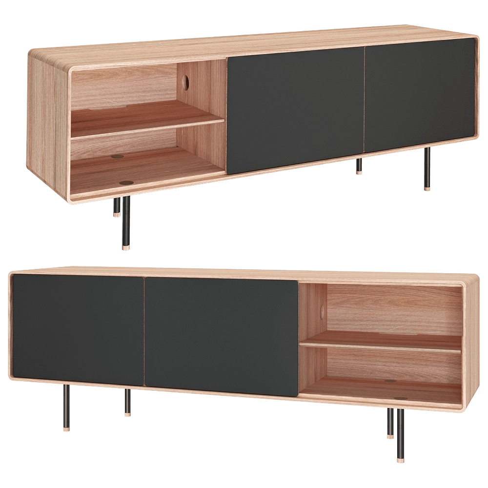 Gazzda – Sideboard Fina 3D Model Gazzda – Sideboard Fina 3D Model