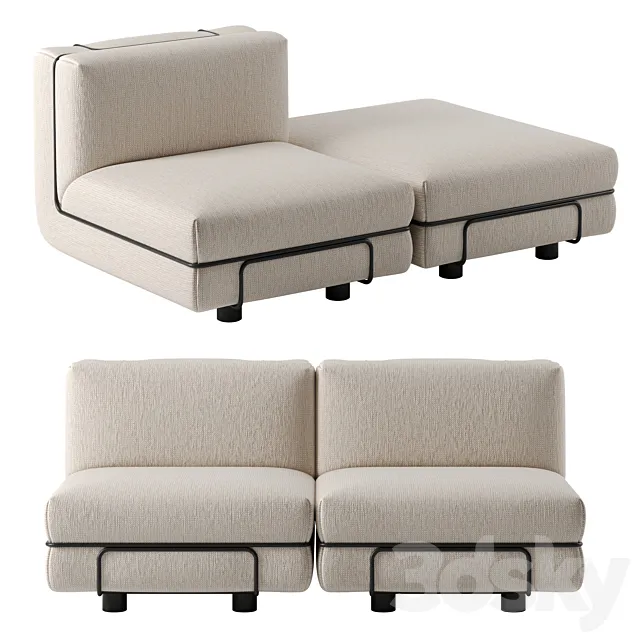 GB Lounge by Karakter 3D Model GB Lounge by Karakter 3D Model