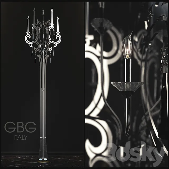 GBG Floor Lamp 3D Model GBG Floor Lamp 3D Model