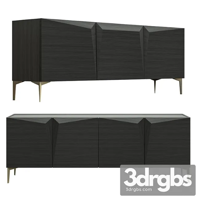Gd arradamenti rosa dei venti storage sideboard 2 3D Model Download