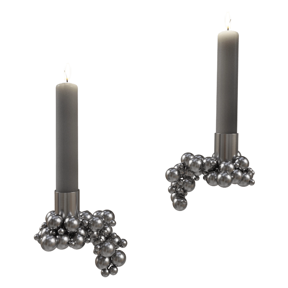Gejst  – Candlelight Molekyl 1 chrome 3D Model
