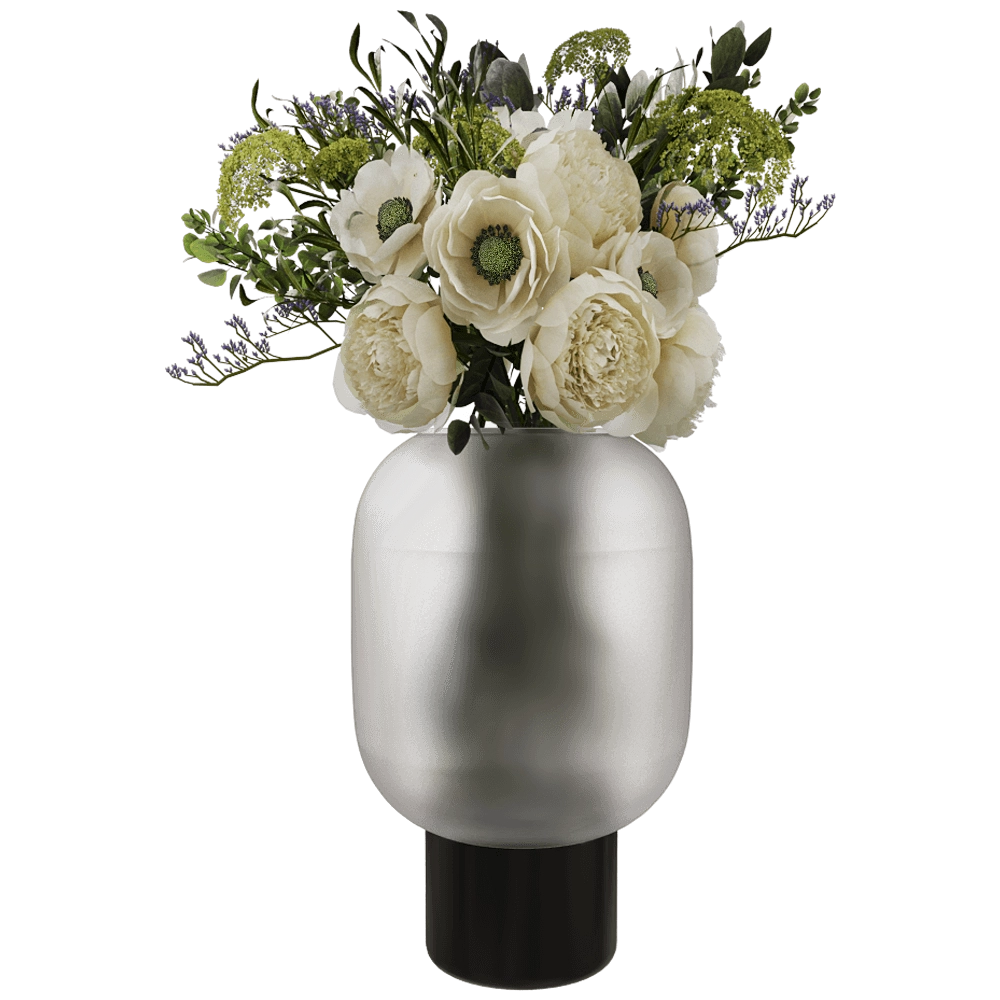 Gejst  – Flowerpot Nebl big black 3D Model