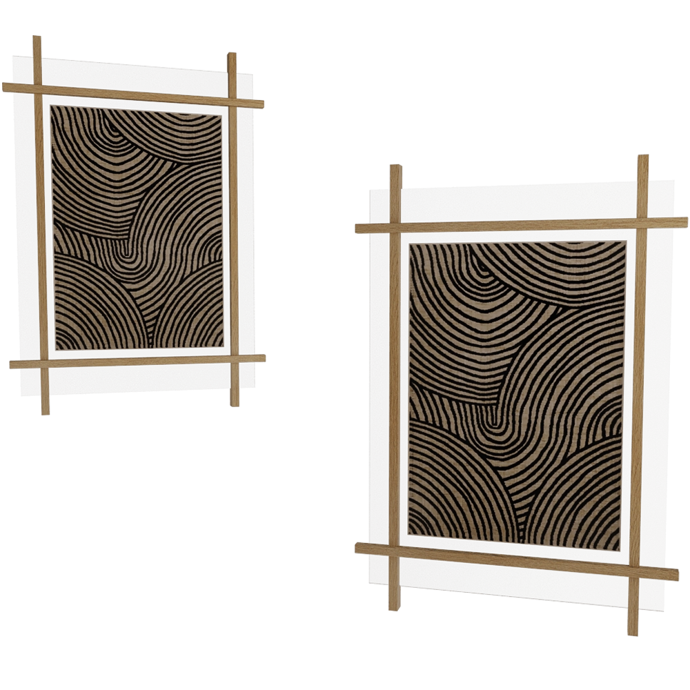 Gejst  – Picture frame Daiku 50×70 3D Model