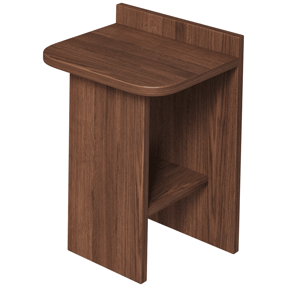 Gejst  – Side table Ismo dark oak 3D Model
