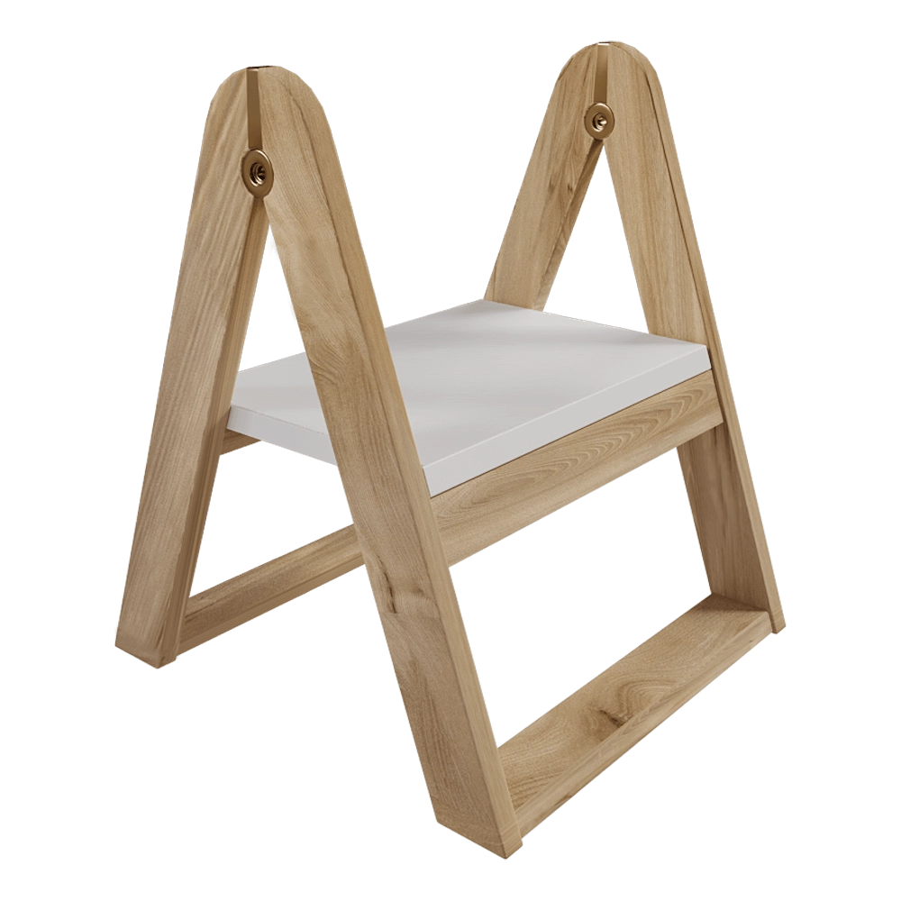 Gejst  – Stool Reech step ash 3D Model