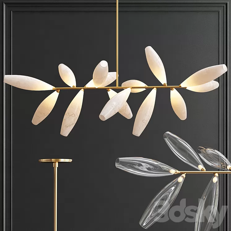 Gem chandelier 3D Model Gem chandelier 3D Model