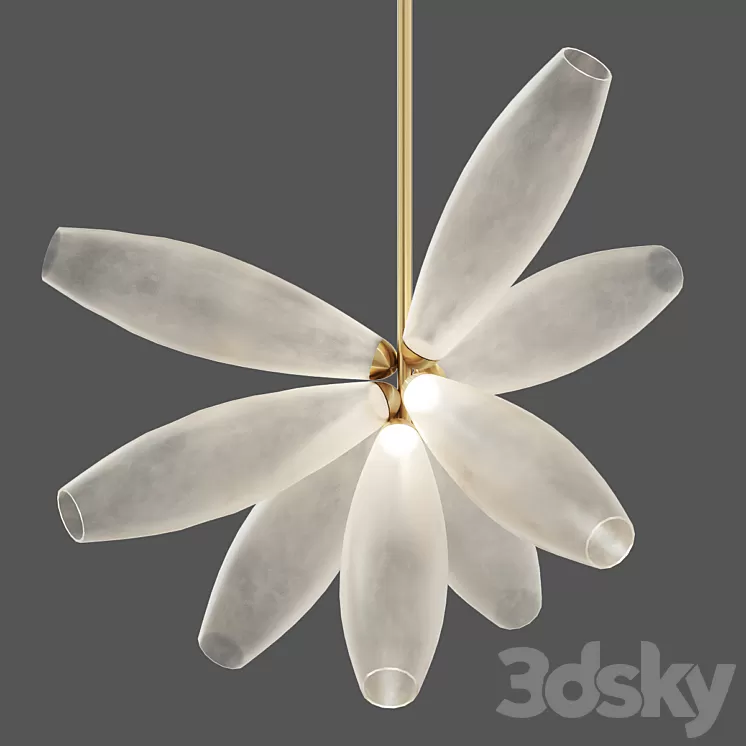Gem Cluster Chandelier 09 Transparent by Giopato & Coombes 3D Model Gem Cluster Chandelier 09 Transparent by Giopato & Coombes 3D Model