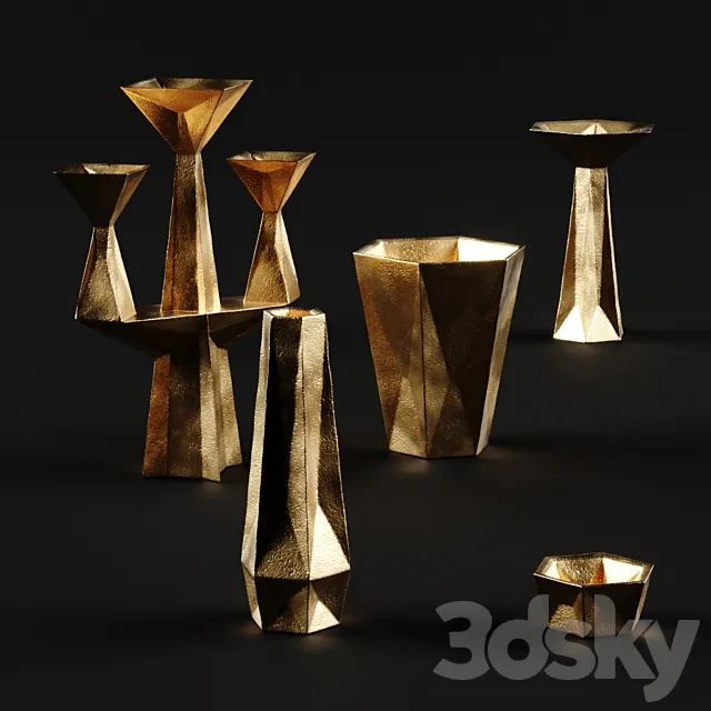 Gem Decorations By Tom Dixon 3D Model