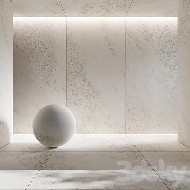 Gem Pearl Porcelain Tile 3D Model Gem Pearl Porcelain Tile 3D Model