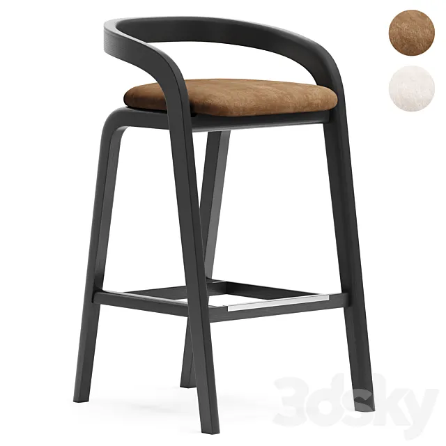 GENEA bar stool – Passoni 3DModel GENEA bar stool – Passoni 3DModel