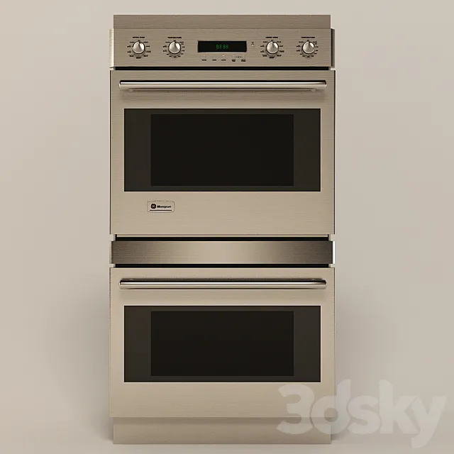 General Electric Double Oven 3D Model