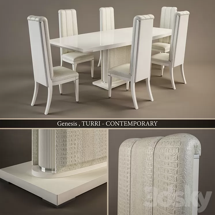 Genesis furniture set 3D Model