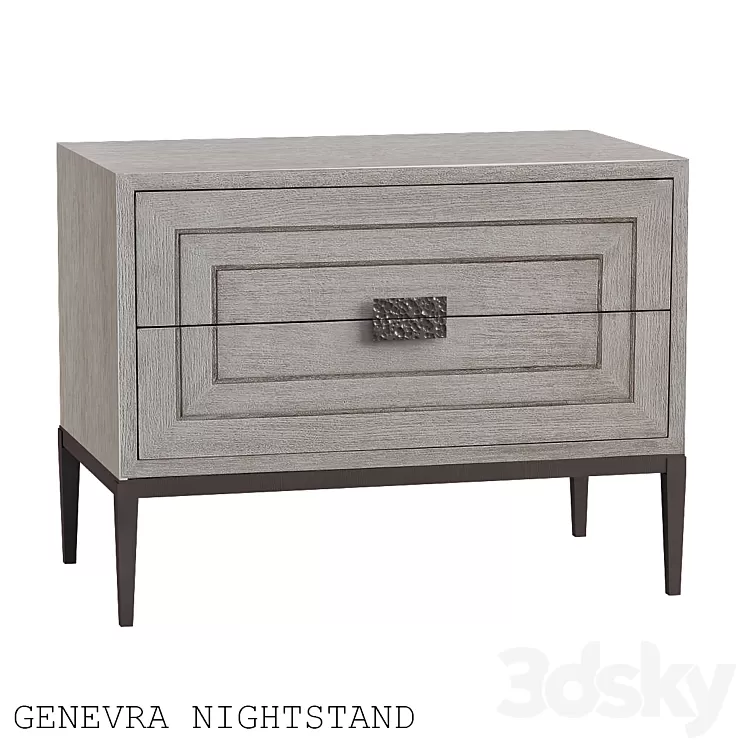 GENEVRA NIGHTSTAND 3D Model GENEVRA NIGHTSTAND 3D Model