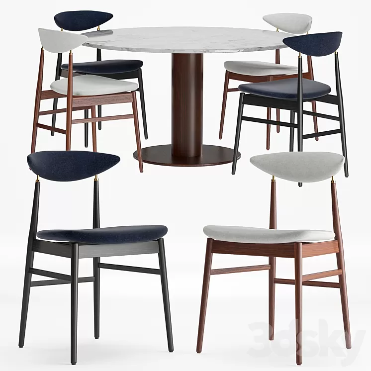 Gent dining chair top
