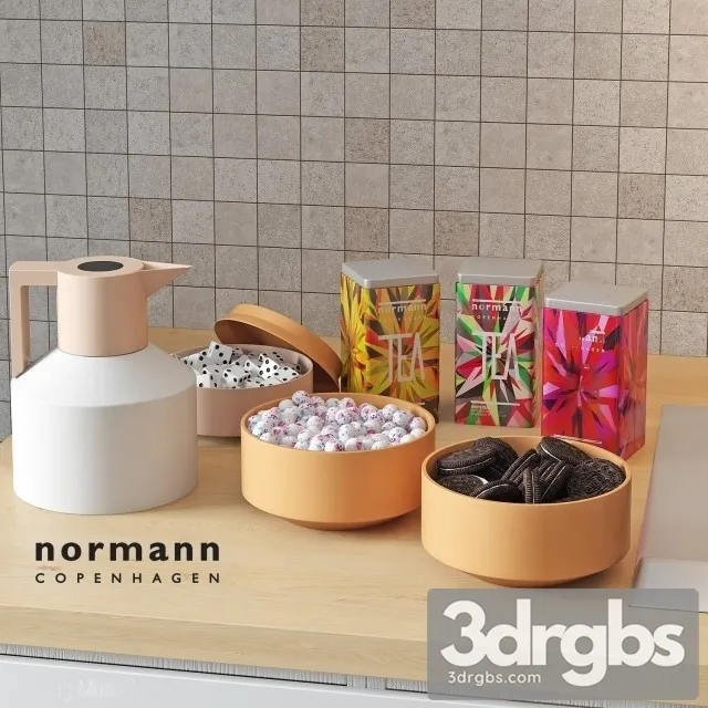 Geo Orange Set 3D Model Download