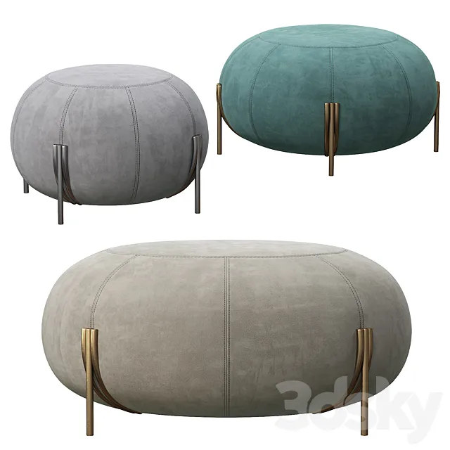 GEO Pouf by Saba Italia 3D Model