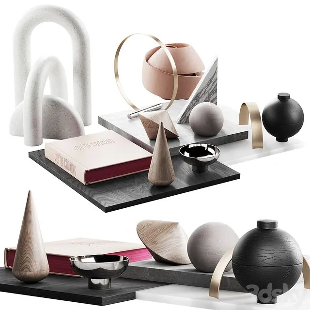 Geometric figure set 002 3D Model