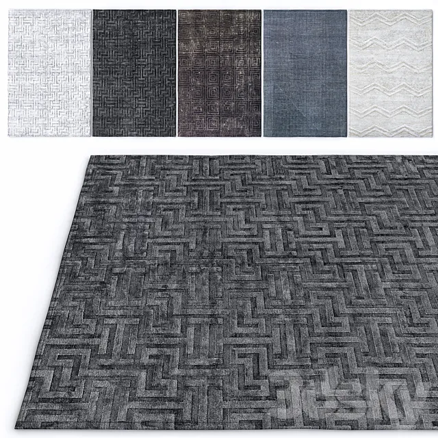 Geometric Rugs №2 3D Model Geometric Rugs №2 3D Model