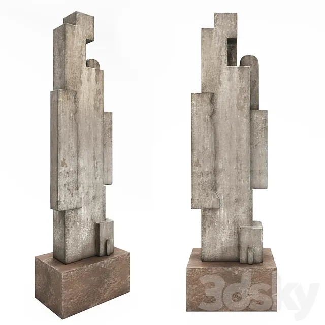 Geometric sculpture. 3DModel Geometric sculpture. 3DModel