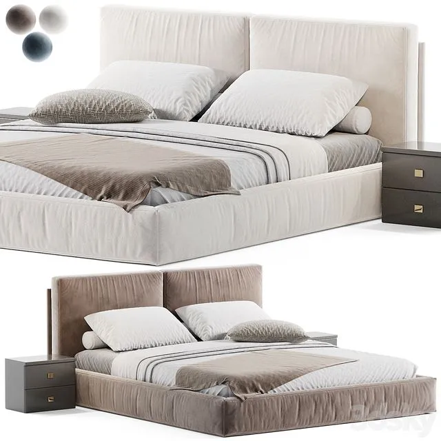 George Felis Bed 3D Model George Felis Bed 3D Model