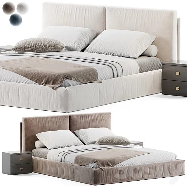 George Felis Bed 3D Model George Felis Bed 3D Model