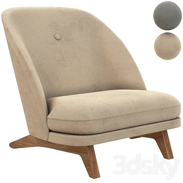 Georgia chair 3D Model