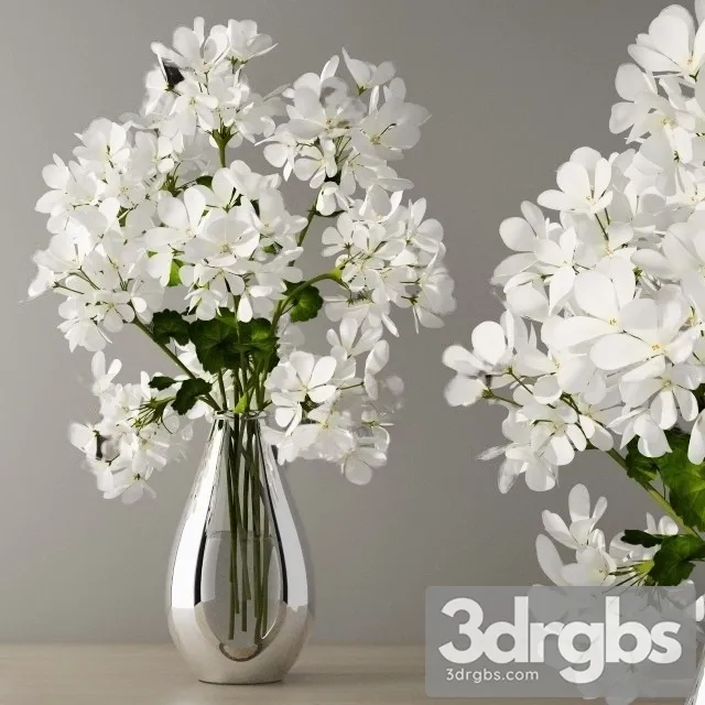 Geranium Bouquet 3D Model Download Geranium Bouquet 3D Model Download