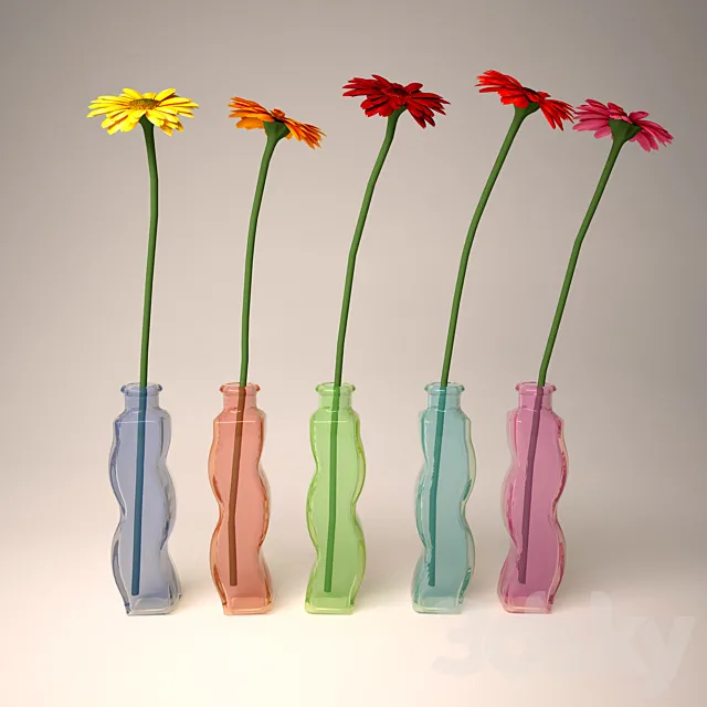 Gerbera 3D Model Gerbera 3D Model