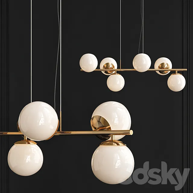Gerhort Chandelier No.19 3D Model