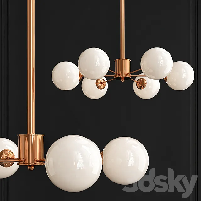 Gerhort Chandelier No. 53 3D Model