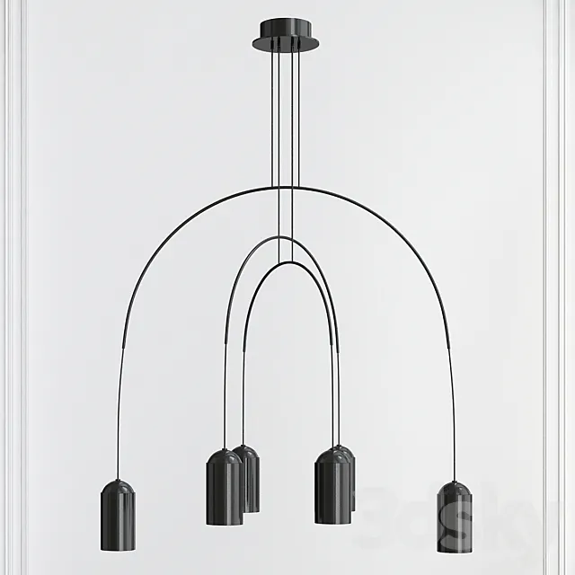 Gerhort Chandelier No. 54 3D Model
