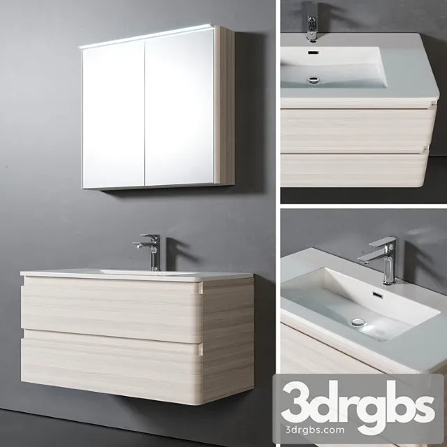 Gerona Bathroom Furniture 3D Model Download