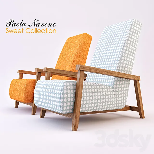 Gervasoni _ Sweet 20 3D Model Gervasoni _ Sweet 20 3D Model