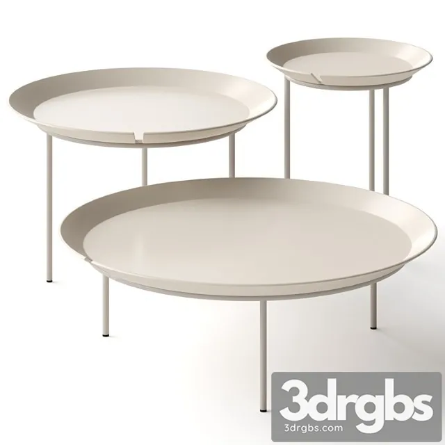 Gervasoni Brise Coffee Tables 1 3D Model Download