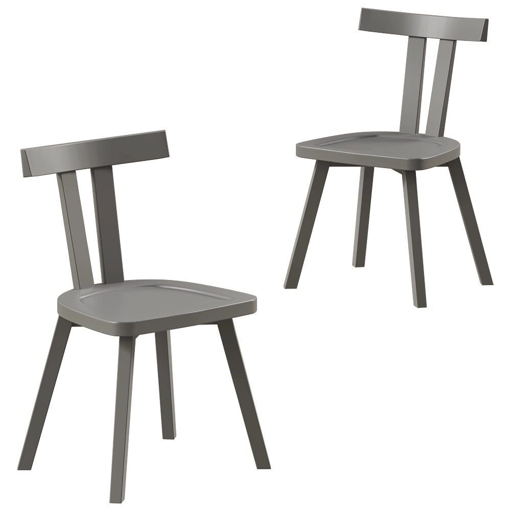 Gervasoni – Chair Gray 23 3D Model