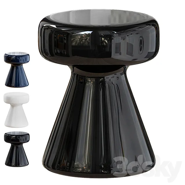 Gervasoni Inout Ottoman 3DModel Gervasoni Inout Ottoman 3DModel