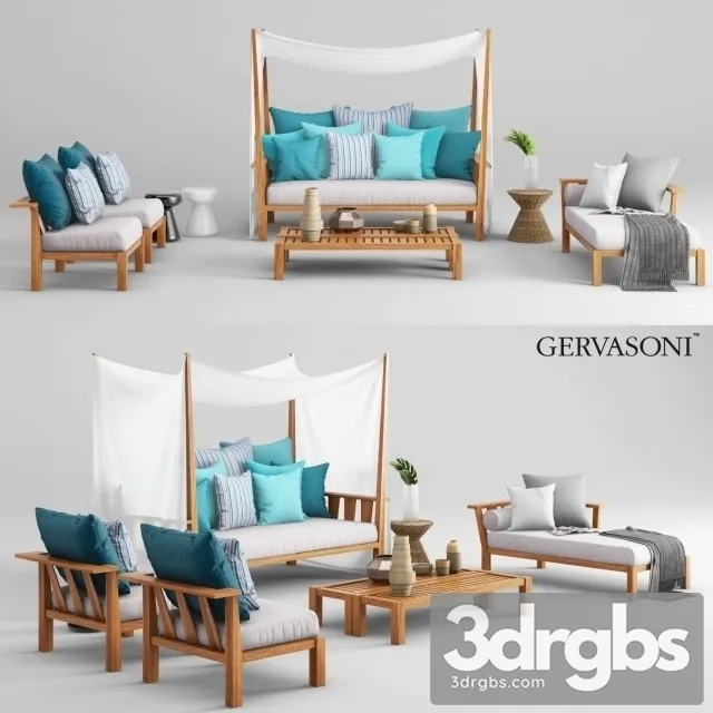Gervasoni Inout Sofa 02 3D Model Download Gervasoni Inout Sofa 02 3D Model Download