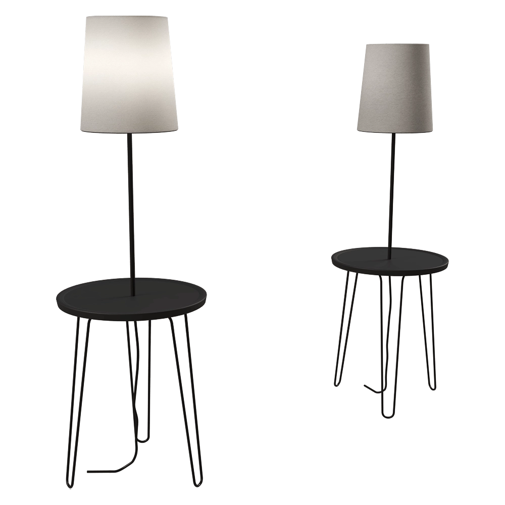 Gervasoni – Night table LC 47 3D Model