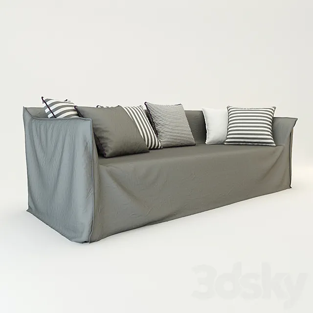 Gervasoni Paola Navone Sofa Ghost 12 3D Model