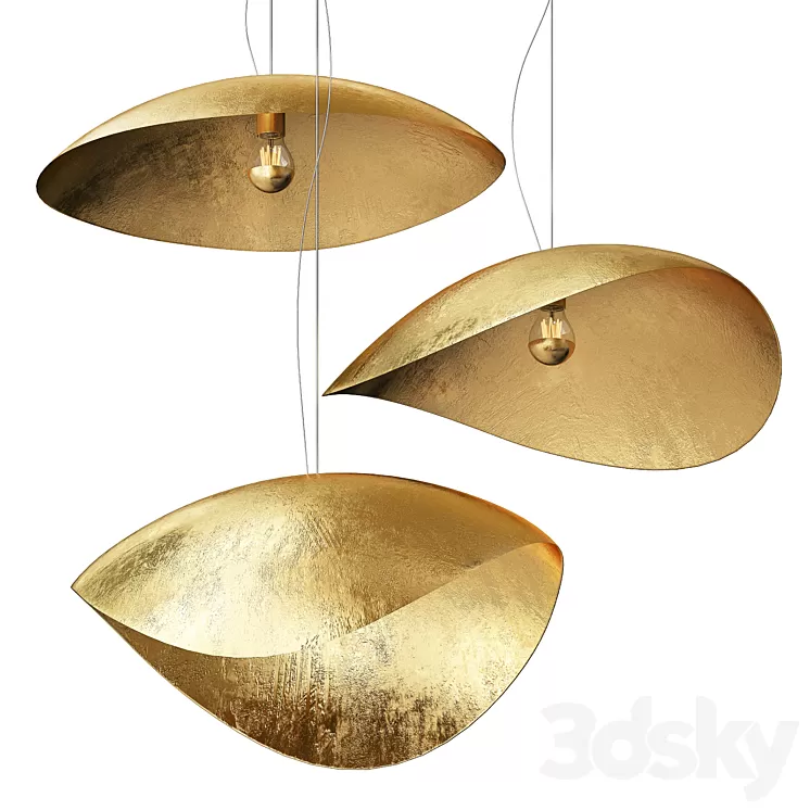 Gervasoni pendant light by Paola Navone 3D Model Free Download