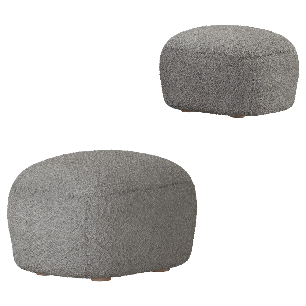 Gervasoni – Pouf Loll 3D Model