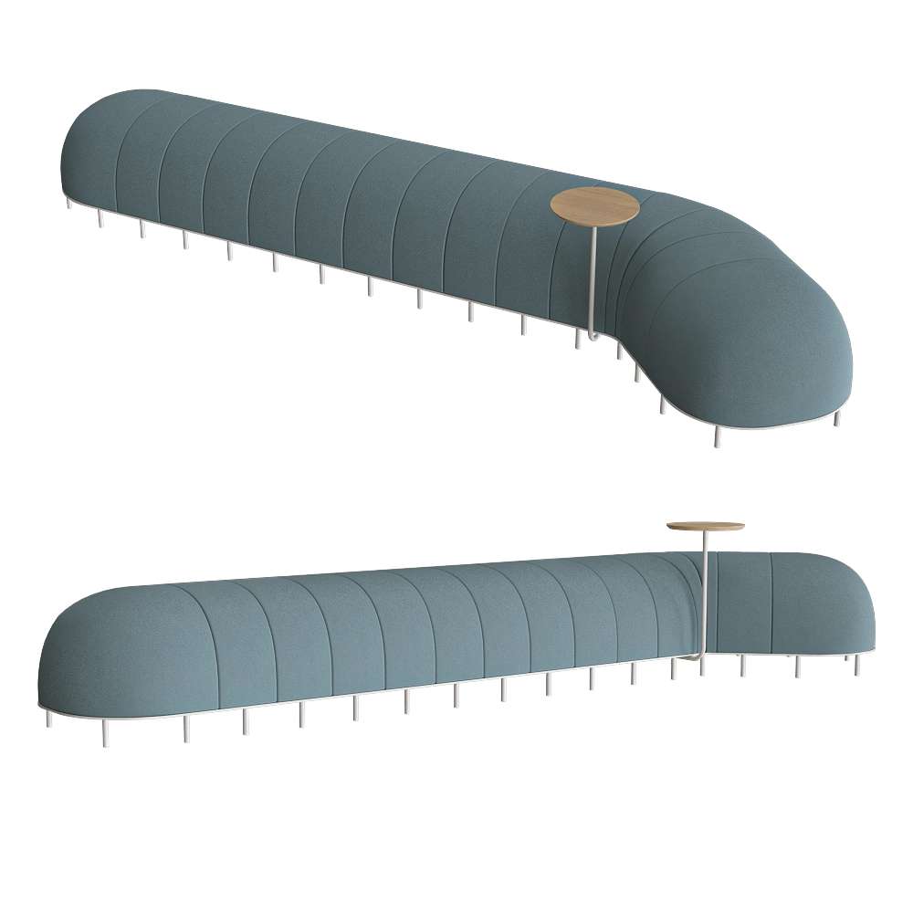 Gervasoni – Sofa Worm 3D Model Gervasoni – Sofa Worm 3D Model