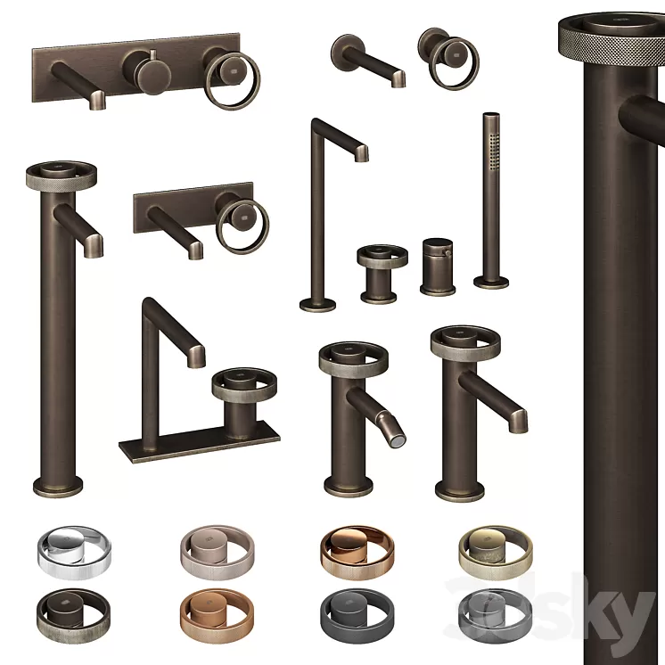 Gessi Anello Mixers Part 1 3D Model