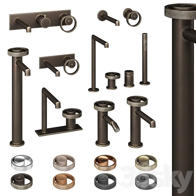 Gessi Anello Mixers Part 1 3DModel