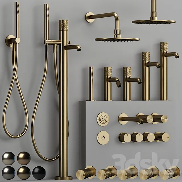 GESSI HABITO bathroom faucet collection 1 3D Model