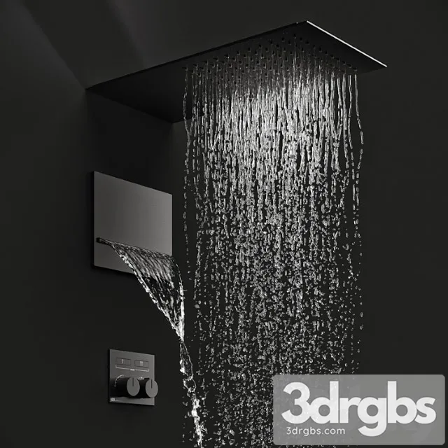 Gessi Hi Fi Shower System 3D Model Download
