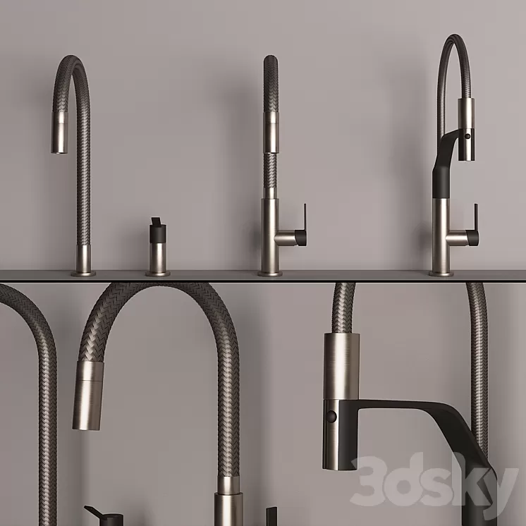 Gessi Mesh Tap 3D Model